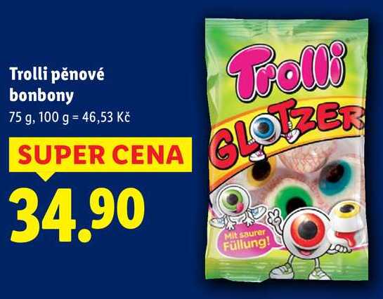 Trolli pěnové bonbony, 75 g