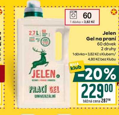 Jelen Gel na praní 60 dávek 