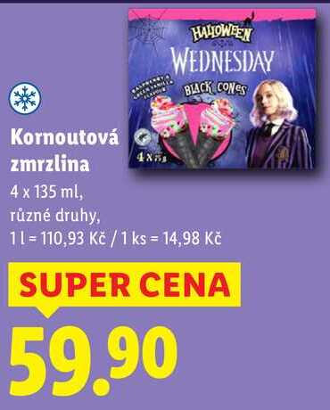 Kornoutová zmrzlina, 4x 135 ml