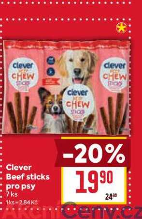 Clever Beef sticks pro psy 7 ks