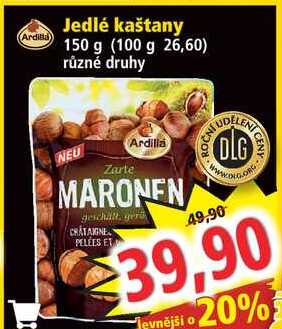 Jedlé kaštany, 150 g