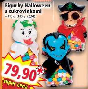 Figurky Halloween s cukrovinkami, 110 g