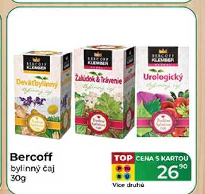 Bercoff bylinný čaj 30g 