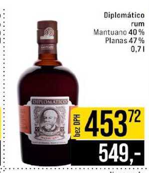 Diplomático rum 0,7 l 