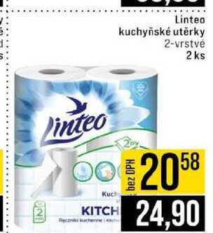 Linteo kuchyňské utěrky 2-vrstvé 2 ks 