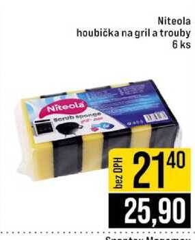 Niteola houbička na gril a trouby 6 ks 