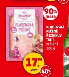 KLADENSKÁ PEČENĚ ŘEZNÍKŮV TALÍŘ, 100 g 