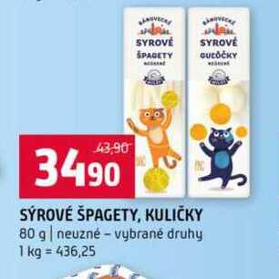 Sýrové špagety 80 g 