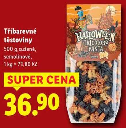 Tříbarevné těstoviny, 500 g 