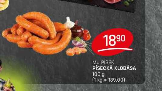 PÍSECKÁ KLOBÁSA 100 g 