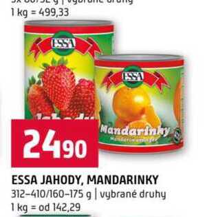 Essa jahody 312 g