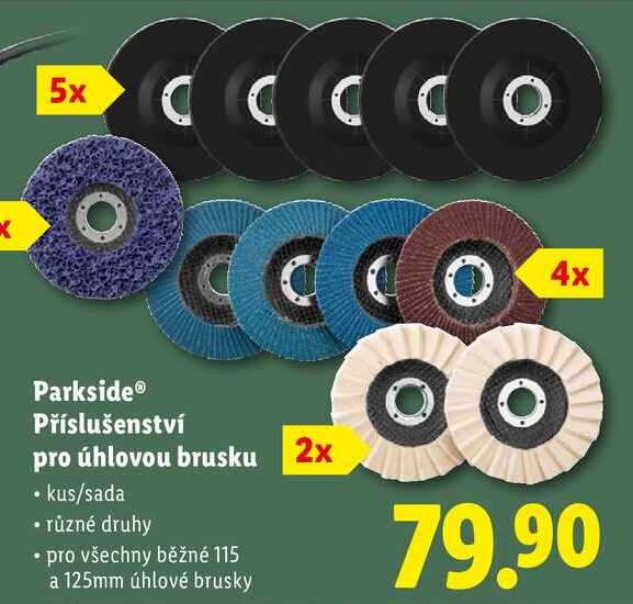 Parkside Příslušenství pro úhlovou brusku 