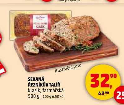 SEKANÁ ŘEZNÍKŮV TALÍŘ, 500 g 