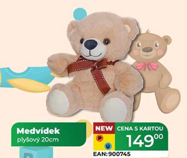 Medvídek plyšový 20cm