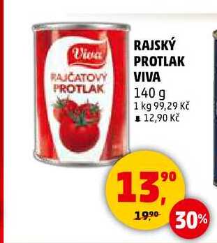 RAJSKÝ PROTLAK VIVA, 140 g