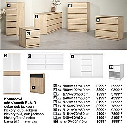 Komodová série/botník BLAIR - 7