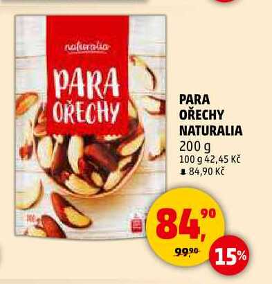 PARA OŘECHY NATURALIA, 200 g