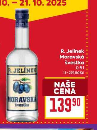 R. Jelínek Moravská švestka 0,5l