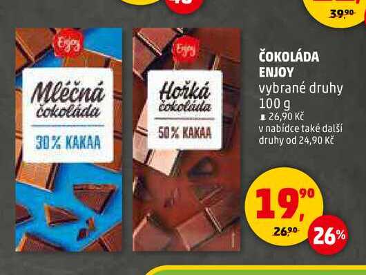 ČOKOLÁDA ENJOY, 100 g
