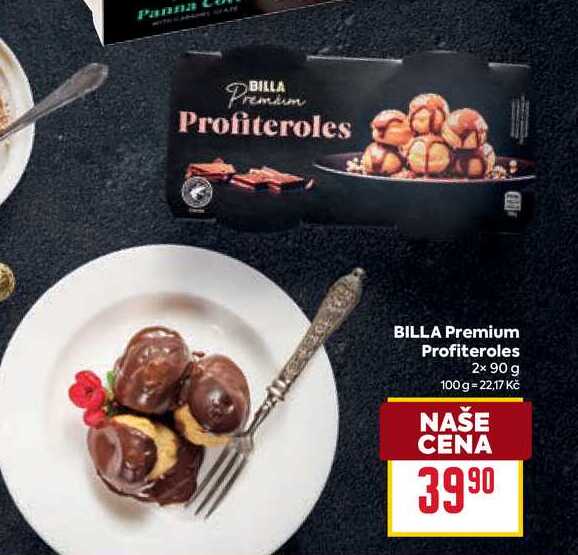 BILLA Premium Profiteroles 2x 90 g 