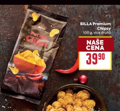 BILLA Premium Chipsy 100 g