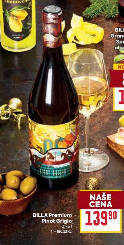 BILLA Premium Pinot Grigio 0,75l
