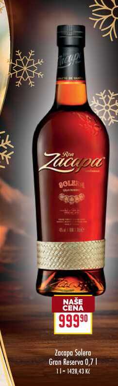 Zacapa Solera Gran Reserva 0,7l 