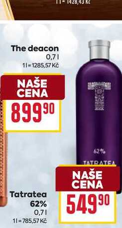 Tatratea 62% 0,7l