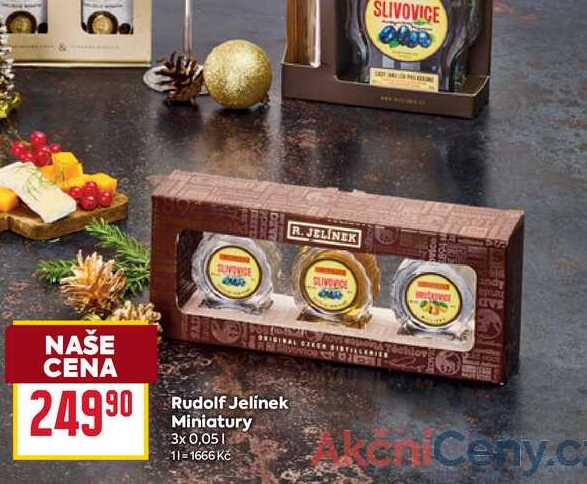 Rudolf Jelinek Miniatury 3x 0,05l