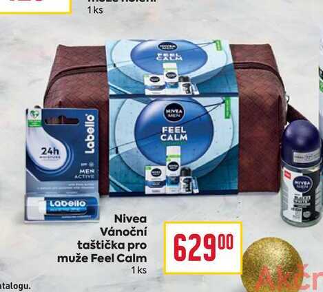Nivea Vánoční taštička pro muže Feel Calm 1ks