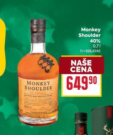 Monkey Shoulder 40% 0,7l