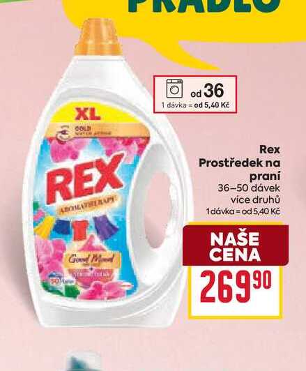 Rex Prostředek na praní 36-50 dávek 