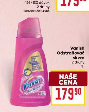 Vanish Odstraňovač skvrn 1l