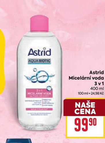 Astrid Micelární voda 3v1 400 ml