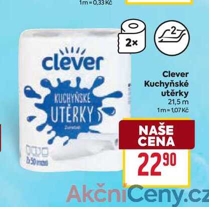 Clever Kuchyňské utěrky 21,5 m 