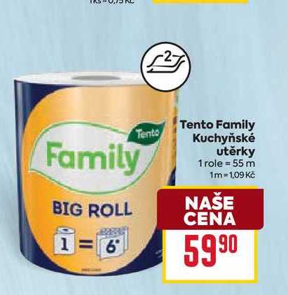 Tento Family Kuchyňské utěrky 1 role