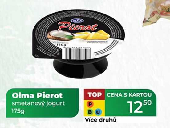Olma Pierot smetanový jogurt 175g  
