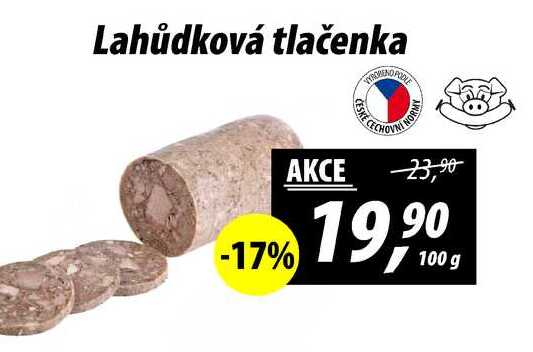 Lahůdková tlačenka, 100 g