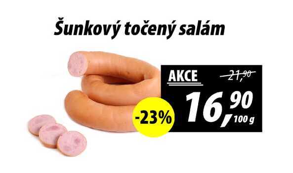 Šunkový točený salám, 100 g