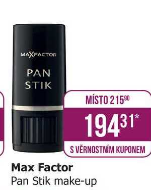 Max Factor Pan Stik make-up 