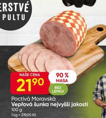 Vepřová šunka nejvyšší jakosti 100 g