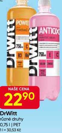 DrWitt různé druhy 0,75l