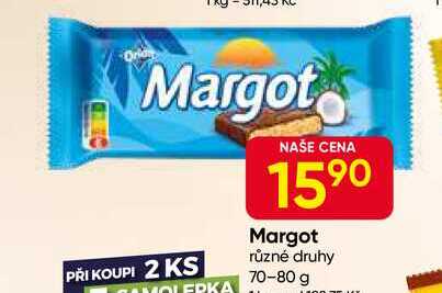 Margot různé druhy 70-80 g 