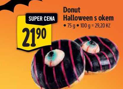 Donut  Halloween s okem 75 g 