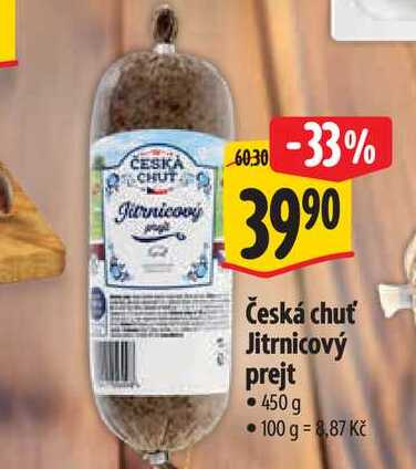   Česká chuť Jitrnicový prejt 450 g 