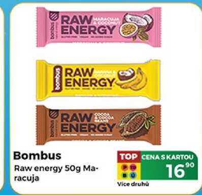 Bombus Raw energy 50g Maracuja 