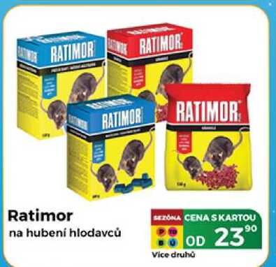 Ratimor na hubení hlodavců 