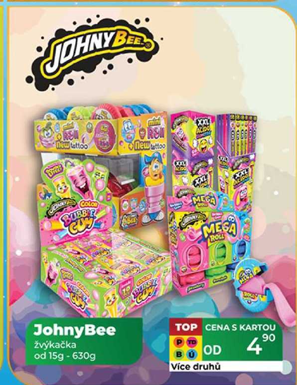 JohnyBee žvýkačka od 15g - 630g 