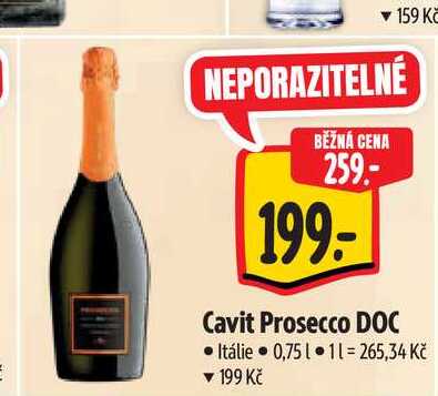   Cavit Prosecco DOC  0,75 l