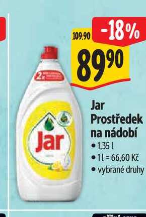 Jar Prostředek na nádobí 1,35 l